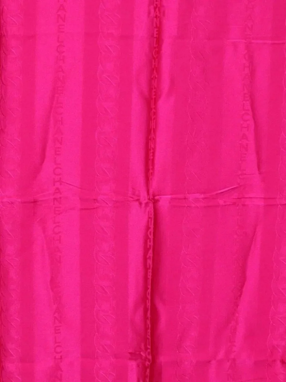 CHANEL Scarf Silk Pink CC Auth 174657A